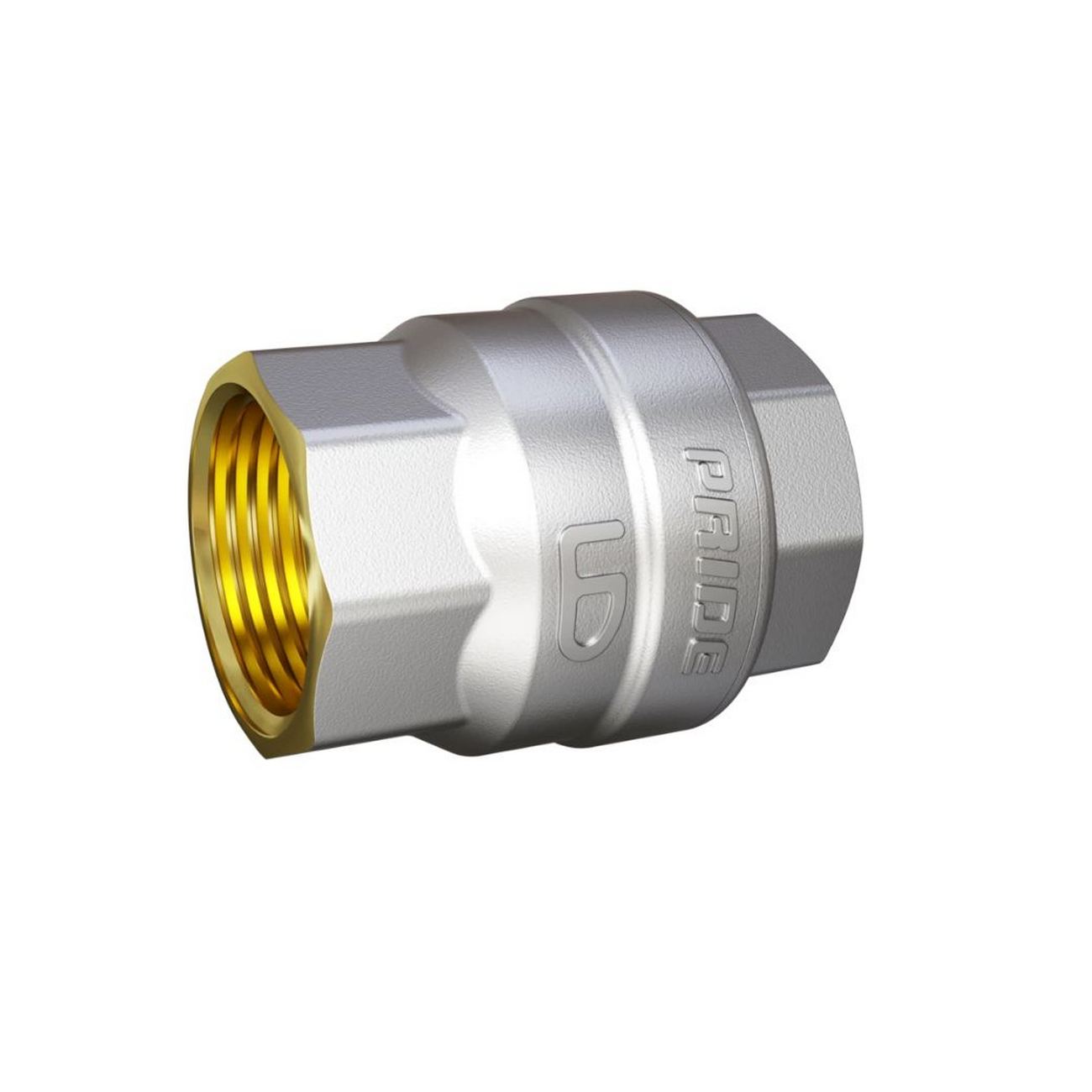 Клапан обратный LD Pride пружинный ВР-ВР DN 20 (3/4"), с латунным штоком