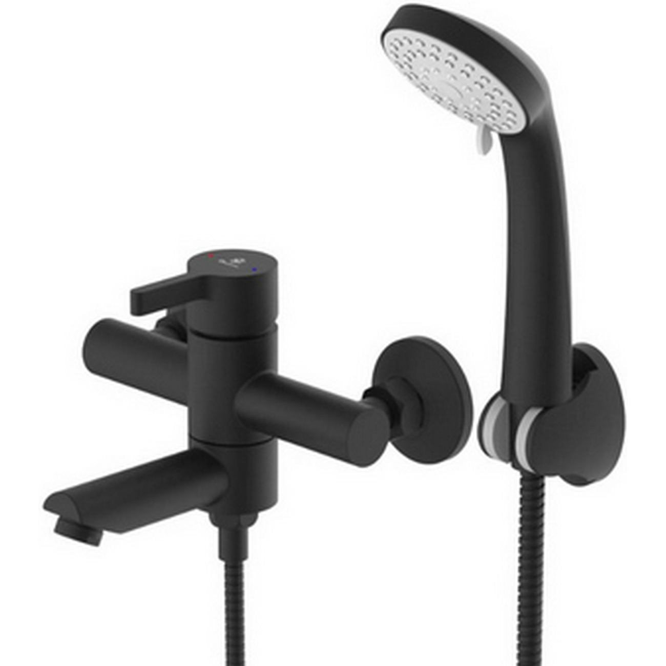 Смеситель для ванны Diadonna D236-30BL, короткий излив