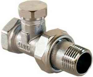 Запорный клапан для радиатора прямой  1/2"  VALTEC  VT.020.N.04