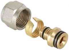 Соединитель коллекторный для МП труб VALTEC 16х1/2"ВР VTc.710.N.1604